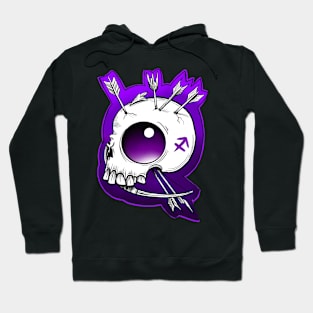 Sagittarius skull Hoodie